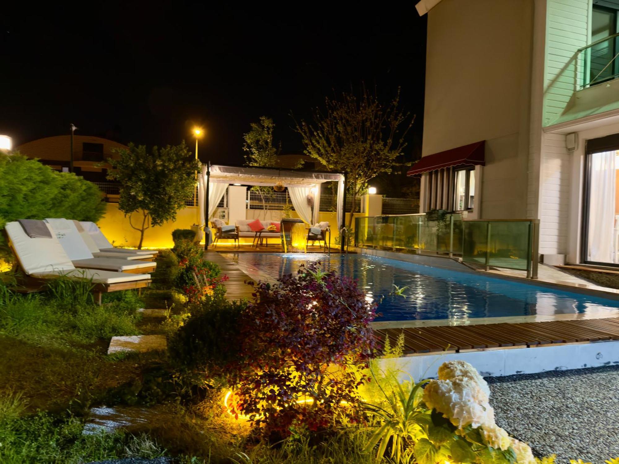 Villa Annabèll1 Havuzlu Jakuzili Triplex Lux villa Belek Dış mekan fotoğraf