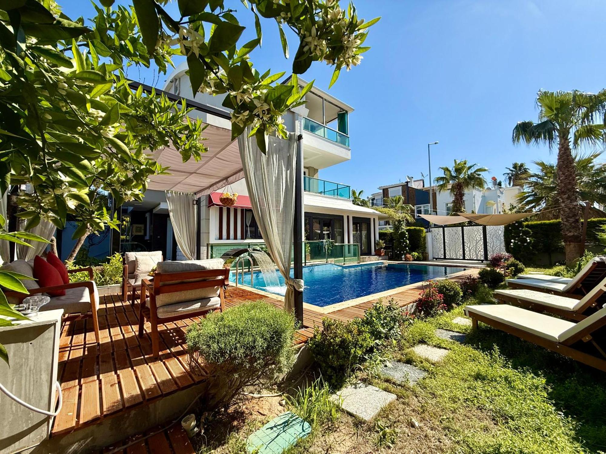 Villa Annabèll1 Havuzlu Jakuzili Triplex Lux villa Belek Dış mekan fotoğraf